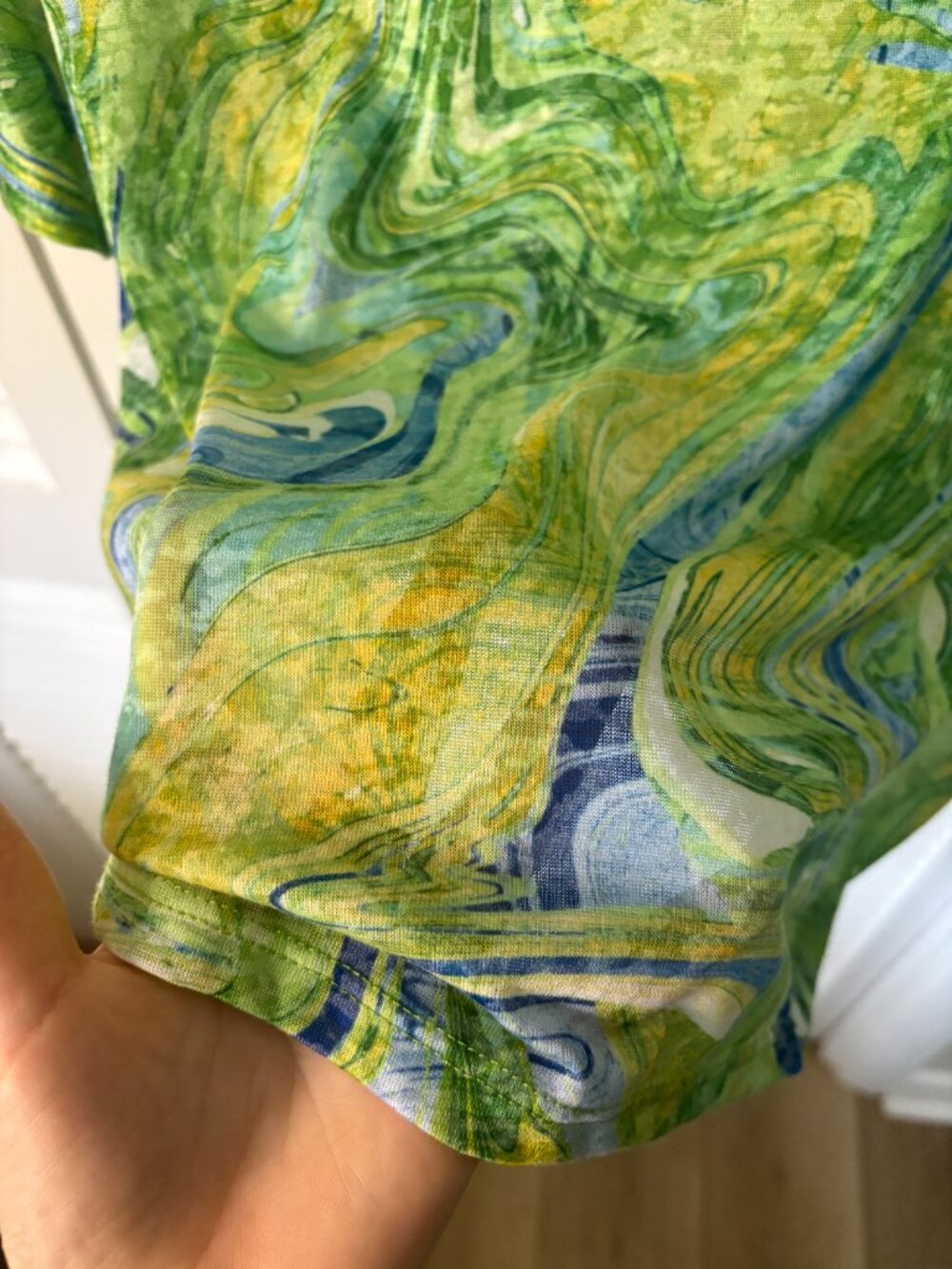 Ruby Rd Summer Green Top - Large - Picture 5 of 8